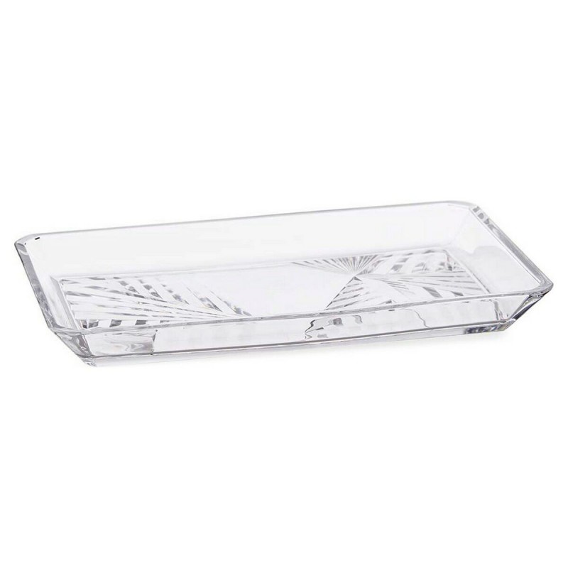 Vassoio Pasabahce 5798228 Trasparente Cristallo 16,5 x 2,6 x 27,5 cm