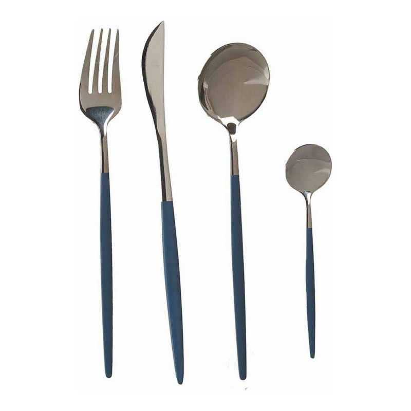 Set di Posate Kinvara BST-CT022 Grigio Argentato Acciaio inossidabile 16 x 5 x 24,5 cm