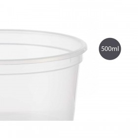Porta pranzo Leknes UT005NC01 Trasparente polipropilene 500 ml