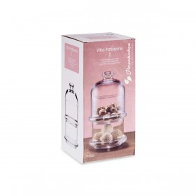 Biscottiera Pasabahce Villa Patisserie Trasparente Vetro 2 x 230 ml 9 x 16,5 x 9 cm Cioccolatini