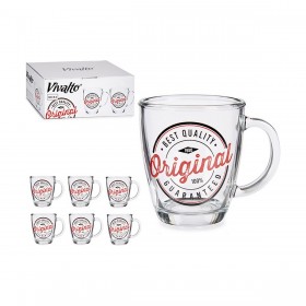 Tazza Mug Vivalto Original Trasparente 320 ml (6 Unità)