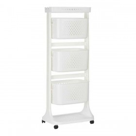Carrello per Verdure Kinvara TP-749 Bianco polipropilene Plastica 33 x 112 x 41 cm