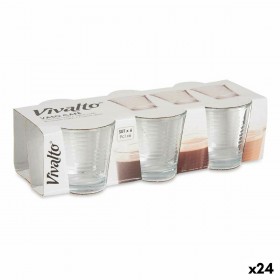 Set di Bicchieri Vivalto 3503/WH6 Trasparente Vetro 90 ml (24 Unità)