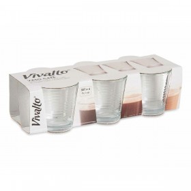 Set di Bicchieri Vivalto 3503/WH6 Trasparente Vetro 90 ml (24 Unità)