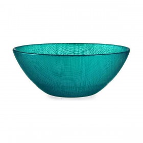 Ciotola Vivalto 623915 Turchese Vetro Ø 15 cm (6 Unità)