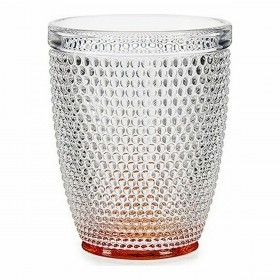 Bicchiere Vivalto P00409ZD/BHA6 AMBER Trasparente Ambra Vetro Punti 300 ml (6 Unità)