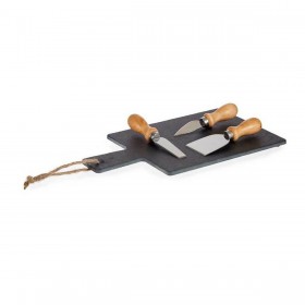 Tagliere per Formaggi Kinvara 1295SJ5081 Acciaio Lavagna Tagliere per Formaggi (12 Unità)