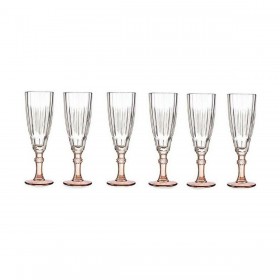 Calice da champagne Vivalto PR05720ST3/BHA6 COFF Marrone Cristallo 170 ml (6 Unità)