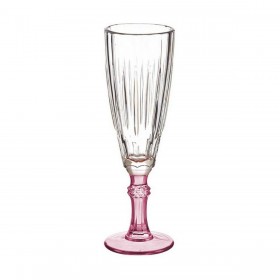 Calice da champagne Vivalto PR05720ST3/BHA6 PINK Rosa Cristallo 170 ml (6 Unità)