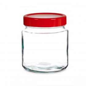 Barattolo Vivalto 228-4 Rosso Trasparente 1 L (12 Unità)