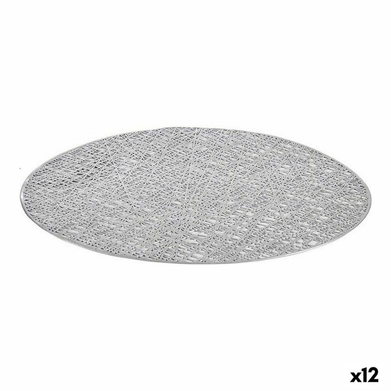 Sottopentola Kinvara AR2103272 Argentato Plastica Ø 38 cm (12 Unità)