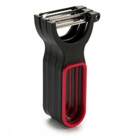 Sbucciatore Kinvara CK98529 Nero Rosso Acciaio Caucciù polipropilene Set (12 Unità)