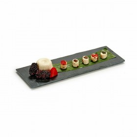 Vassoio per aperitivi Kinvara SJ1030 Nero 30,3 x 0,5 x 10 cm (24 Unità)