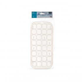 Formina per Cubetti di Ghiaccio Leknes CN12063-1 Trasparente polistirene 15,5 x 3 x 33 cm (12 Unità)