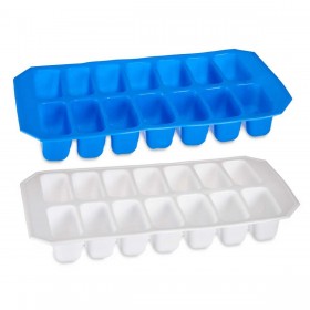 Formina per Cubetti di Ghiaccio Leknes CH19582A Azzurro Caucciù 11,2 x 22 x 3 cm (12 Unità)