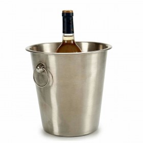 Secchiello per il ghiaccio Kinvara 2060MAT Argentato Acciaio inossidabile 4,5 L 22 x 21 x 22 cm (12 Unità)