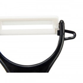 Pela e Affetta Verdure Kinvara KT3521(B/C)HB Bianco Nero Ceramica polipropilene 14 x 23 x 2 cm (24 Unità)