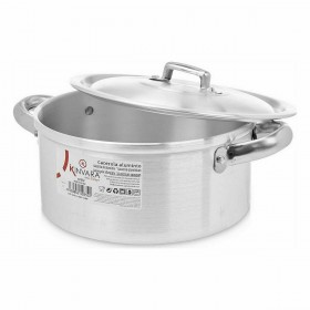 Casseruola con coperchio Kinvara 100004 Argentato (10 Unità)