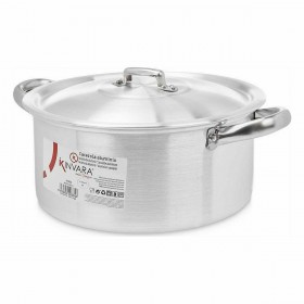 Casseruola con coperchio Kinvara 100006 Argentato 4 L 24 x 13 x 31 cm (10 Unità)