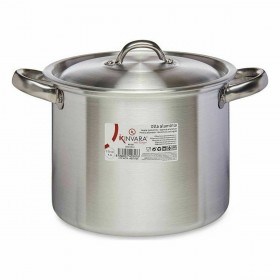 Pentola con Coperchio Kinvara 100033 Argentato Alluminio Ø 20 cm (6 Unità)