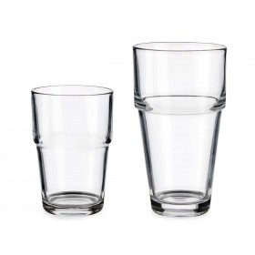 Set di Bicchieri Vivalto S12176/BHA Trasparente Vetro 260 ml 370 ml (4 Unità)