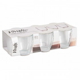 Set di Bicchieri Vivalto 505A-1/WH6 Trasparente Vetro 150 ml (12 Unità)