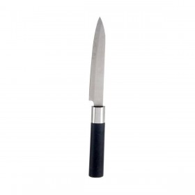 Coltello da Cucina Kinvara KT11-5603-05 Nero Argentato Acciaio inossidabile Plastica 3 x 23,5 x 2 cm (12 Unità)