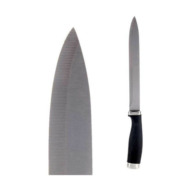 Coltello da Cucina Kinvara KT11-5603-03 Nero Argentato Acciaio inossidabile Plastica 3,5 x 33 x 2 cm (12 Unità)