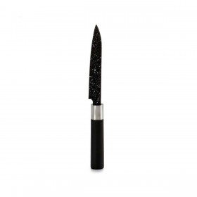 Coltello da Cucina Kinvara KT11-5604M05 Nero Acciaio inossidabile Plastica 2,5 x 24 x 2,5 cm Marmo (12 Unità)