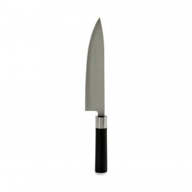 Coltello da Cucina Kinvara KT11-5604S01 Nero Argentato Acciaio inossidabile Plastica 5 x 33,5 x 2,3 cm (12 Unità)