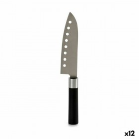 Coltello da Cucina Kinvara KT11-5604S03 Nero Argentato Acciaio inossidabile Plastica 5 x 30 x 2,5 cm (12 Unità)