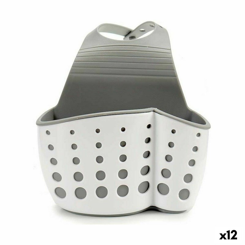 Portaspugne da lavandino Kinvara CC13603 Caucciù polipropilene 15 x 11,5 x 8 cm (12 Unità)