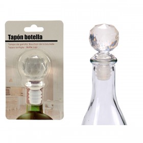 Tappo ermetico per bottiglie Kinvara 25011 Trasparente 3,5 x 14,5 x 8,5 cm Sfera (12 Unità)