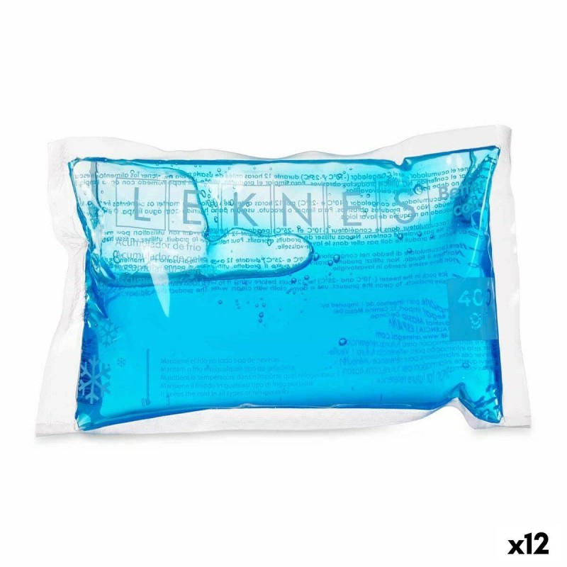 Raffredda Bottiglie Leknes TK26000 Azzurro Polietilene 400 ml (12 Unità)