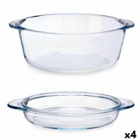 Casseruola con coperchio Pasabahce 1017138-59003 Trasparente 2,1 L (4 Unità)