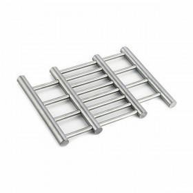Sottopentola Kinvara W6357A Argentato Acciaio inossidabile 23 x 2 x 20 cm Estensibile (12 Unità)