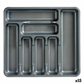 Vassoio Portaposate Kinvara 041188 Grigio Plastica 39 x 5 x 42,5 cm (15 Unità)
