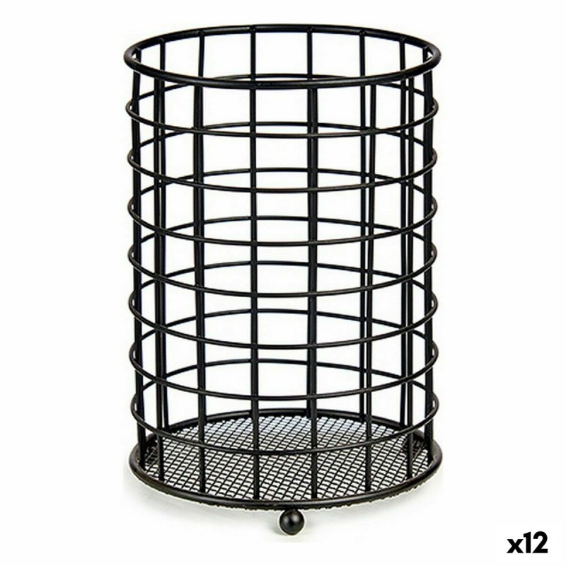 Scolaposate Kinvara W6467-2 Nero Acciaio 12,8 x 17,5 x 12,8 cm (12 Unità)