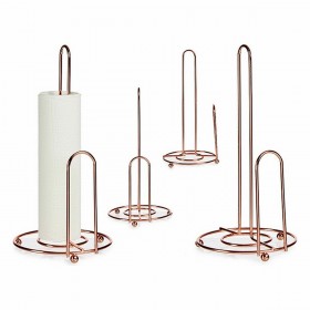 Portarotolo da Cucina Kinvara CN-W3803 Rame Acciaio 15,5 x 32 x 16 cm (12 Unità)