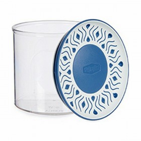 Barattolo Stefanplast Tosca Ermetico Azzurro Plastica 700 ml 11,7 x 11 x 11,7 cm (12 Unità)