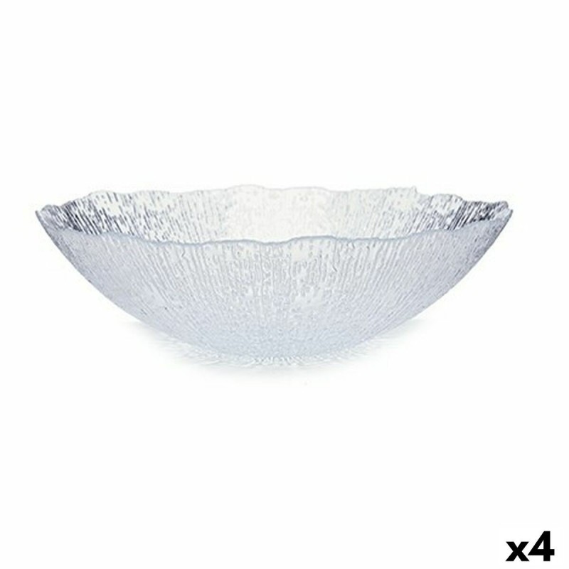 Insalatiera Vivalto Rio Trasparente Cristallo 30,5 x 8,6 x 30,5 cm (4 Unità)