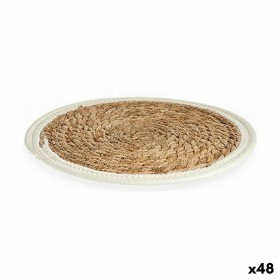 Sottopentola Naturale Bianco 30 x 1 x 30 cm (48 Unità)