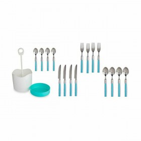 Set di Posate Kinvara HQ223H10 Azzurro Acciaio inossidabile (8 Unità)