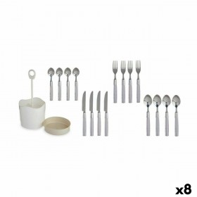 Set di Posate Kinvara HQ223H10 Grigio Acciaio inossidabile (8 Unità)