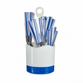 Set di Posate Kinvara HQ233H10 Azzurro Acciaio inossidabile (8 Unità)