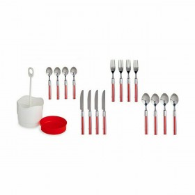 Set di Posate Kinvara HQ233H10 Rosso Acciaio inossidabile (8 Unità)