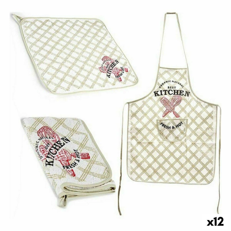 Set da Cucina Kinvara 1105 Bianco 2 Pezzi
