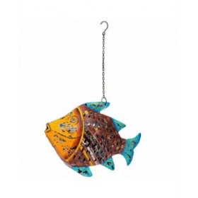 Statua Decorativa Alexandra House Living Legno di mango Pesce 10 x 32 x 50 cm