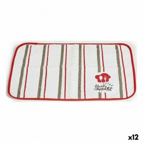 Sottopentola Kinvara Bon Appetit Bianco Rosso 33 x 0,3 x 48 cm (12 Unità)