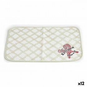 Sottopentola Kinvara 9999 Bianco Verde 33 x 0,3 x 48 cm (12 Unità)
